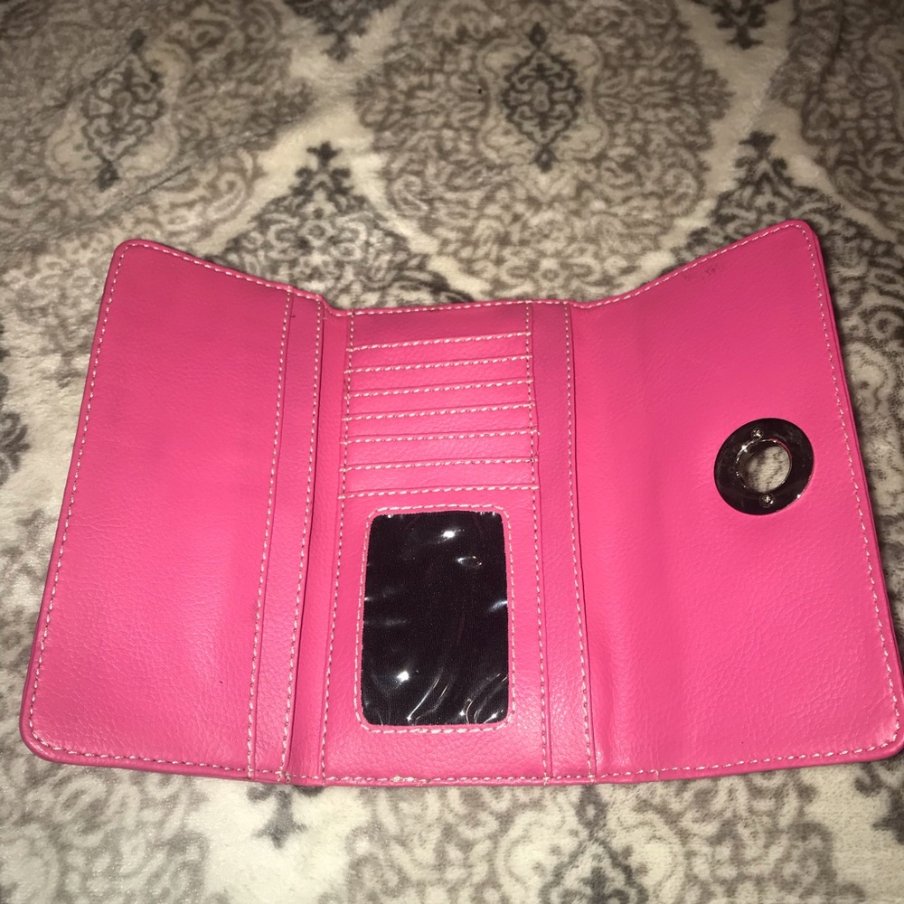 Bright Pink Wallet - Picture 2 of 4